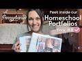 Homeschool Portfolio Flip Through | PA Homeschool Evaluation Time