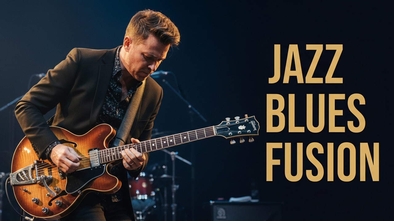 Soulful & Dynamic Jazz Blues Fusion – 1 Hour Guitar Journey