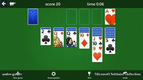 Microsoft Solitaire Collection (by Microsoft Corporation) - card game Android and iOS - gameplay.