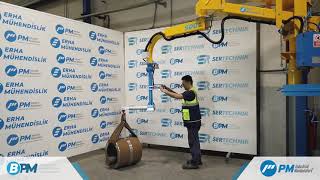 BPM Pneumatic Manipulator for Pipe Handling in Casting