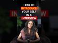 Interview question "Tell me about yourself" for freshers and experienced #interviewtips