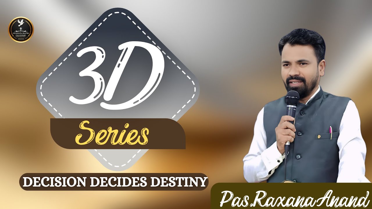 3D SERIES// Pas.Raxana Anand // JOY IN JESUS 