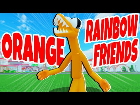 Making ORANGE From RAINBOW FRIENDS a Roblox Account! 