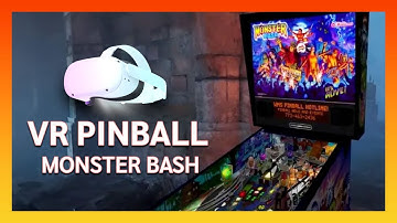 🥽🕹 VR Pinball Playing Monster Bash (1998) by Williams