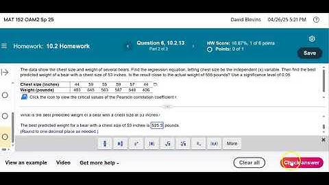 Using Desmos to Find the Line of Best Fit