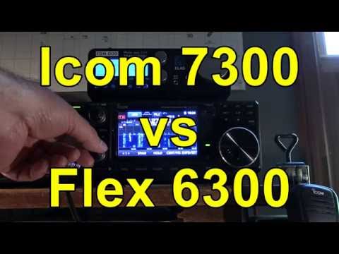 Icom IC 7300 vs Flex 6300 - Comparison