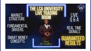 $25,000 Made in One Day Trading Forex in the Live LCA University Trading Room 2024 Review 😱🤑🥶👀📊