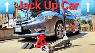 How-to: Lift Car Safely from FRONT