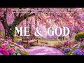 ME & GOD : Soothing Worship Piano with Inspiring Bible Verses & Beautiful Spring Cherry Blossoms