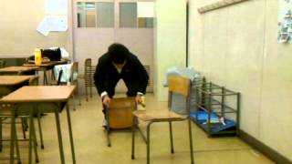 日本男児の日常 椅子遊び版