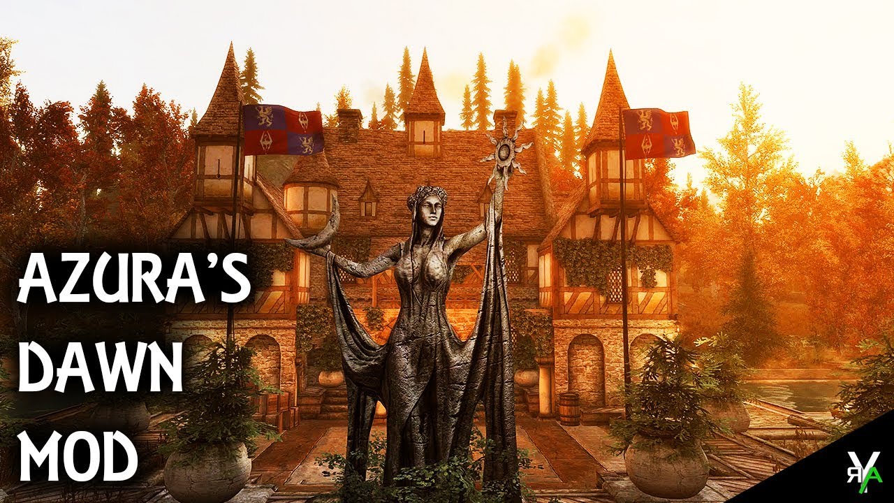 AZURA S DAWN Unique Castle Player Home Xbox Modded Skyrim Mod