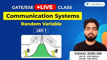 Random Variable - 1 | Communication Systems | Lec 1 | GATE Electronics Engineering | Vishal Soni