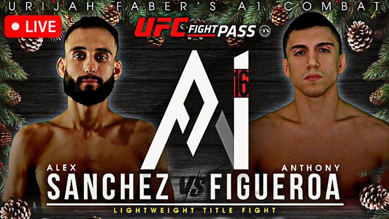 Urijah Faber A1 Combat 16: Sanchez vs. Figueroa | LIVE STREAM | MMA Fight Companion | UFC Fight Pass