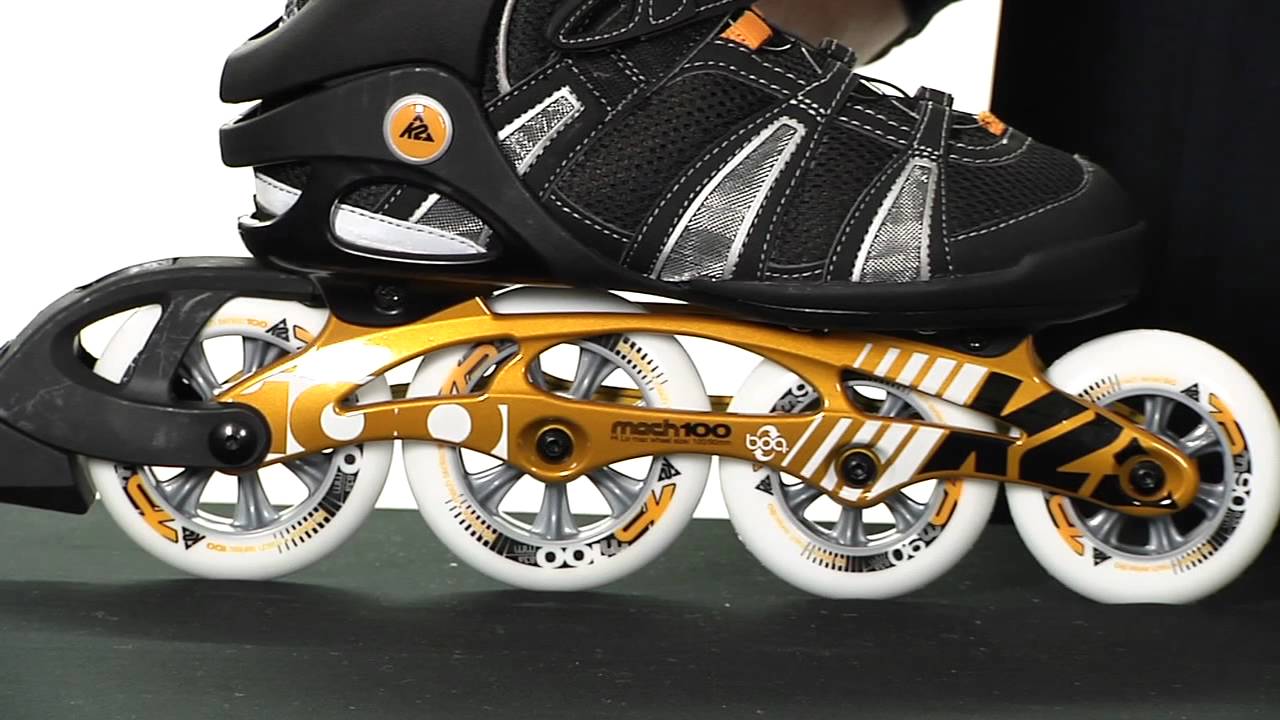 K2 Mach 100 Boa CF Inline Skates for Men 2012 - YouTube