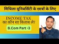 LNMU || Income Tax Book for B.Com Part 3 Mithila University
