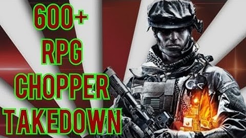 Battlefield 3 - Cross Map RPG Vs Heli