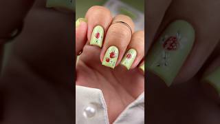 Cute Strawberry Nails for Summer 🍓 #nailart #summernails #strawberrynails #nailtutorial