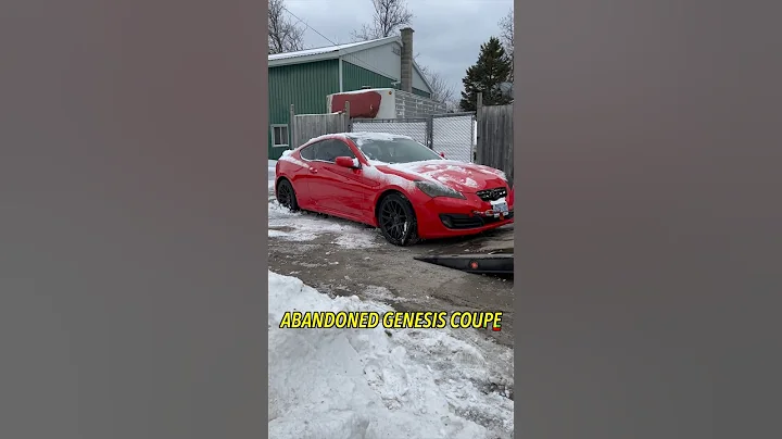 The story begins! The abandoned Genesis coupe that could😂 #hyundai #genesis #genesiscoupe