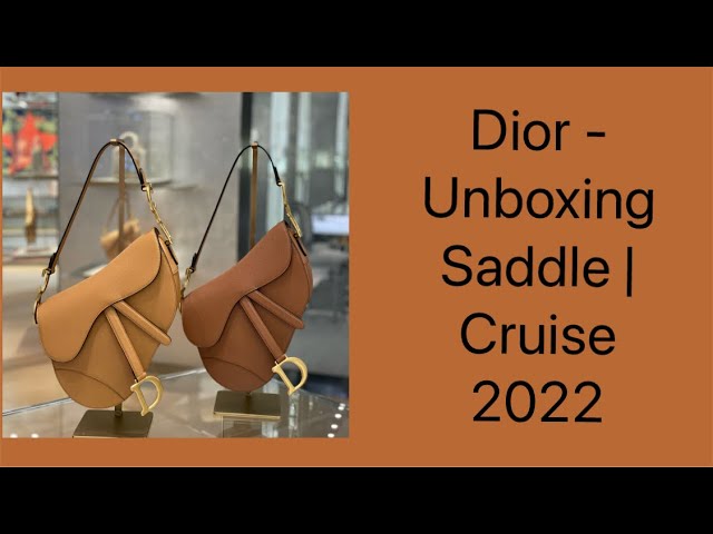 DIOR Saddle Bag Blue Oblique Embroidery Unboxing!!! 