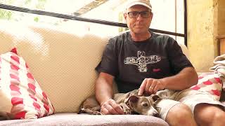 Kermit the Italian Greyhound's sister lives in Australia!