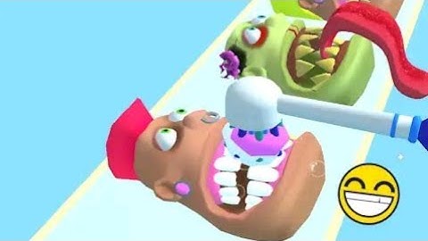 Teeth Runner Game Walkthrough All Levels #Shorts