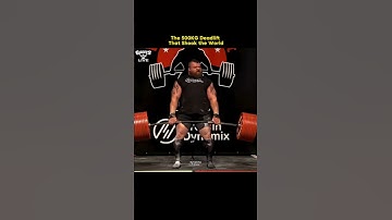 The 500 Kg Deadlift | That Shook the World 🌎 #deadlift #lift
