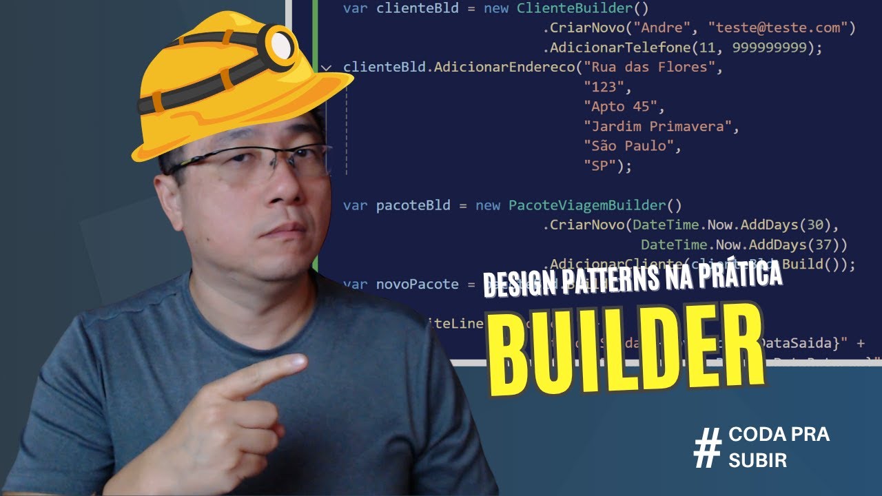Design Patterns na Prática com C#: BUILDER - YouTube