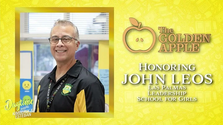 Golden Apple Winner John Leos