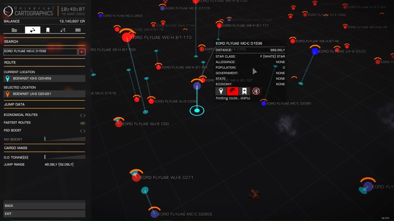 Elite Dangerous Route Planner
