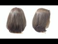 중단발커트 손질편한 중단발 스타일  how to cut bob style