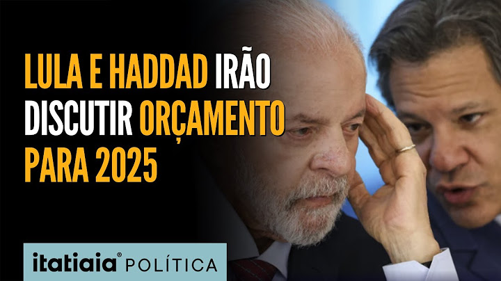 LULA CONVOCA REUNIÃO COM HADDAD PARA DEFINIÇÃO DE ORÇAMENTO DO GOVERNO PARA 2025