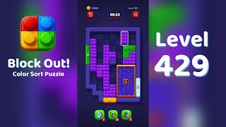 Block Out Level 429 Walkthrough 🧩 | All Levels Solution | Mini Boss