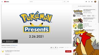 Pokemon Presents February 2021 Live Reaction and Commentary