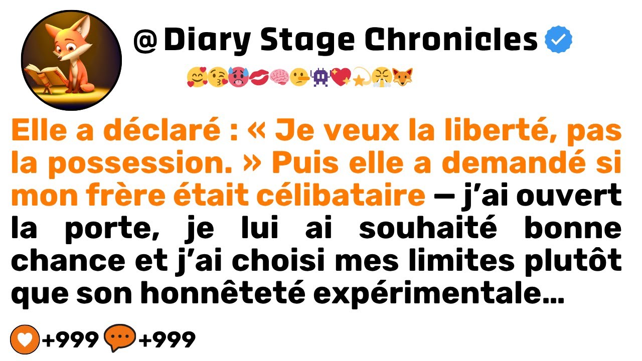 Elle a déclaré : « Je veux la liberté, pas la possession » ...