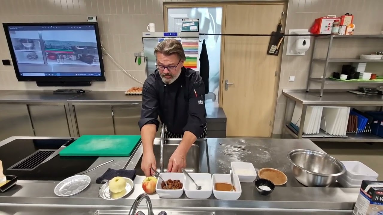 Appeltaartje met meneer John