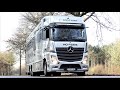 A tour in our new Mercedes truck produced by STX Horsetrucks! | The World Horse Transport SPECIALS