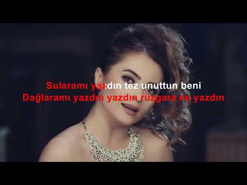 SONGÜL GÜNER DAĞLARA MI YAZDIN ORJİNALDEN KARAOKE VE  SÖZLERİ