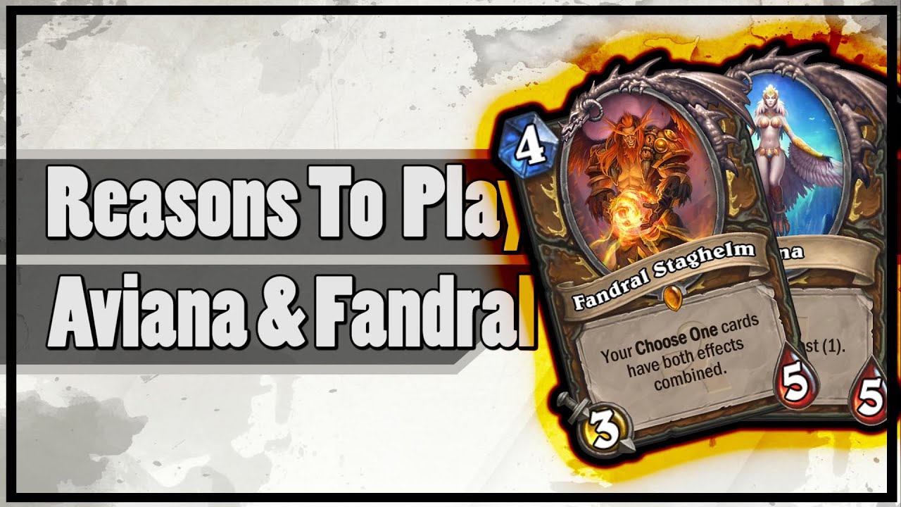 Hearthstone: Reasons To Play Aviana and Fandral - YouTube