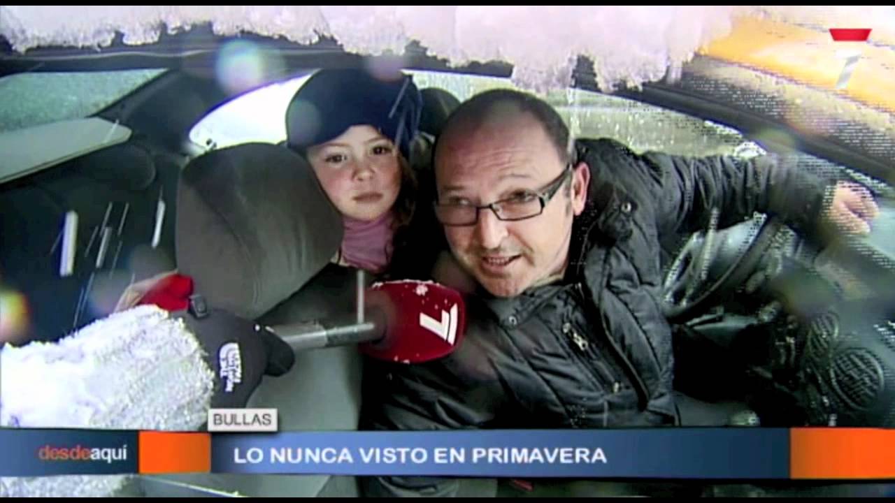DESDE AQUI NIEVE BULLAS CON FRAN SAEZ.PRESENTA MARIENCA FERNANDEZ.mov