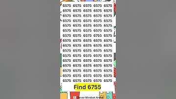 🔍 Find the Odd Number! Can You Spot It? 🧠 #OddNumberChallenge #BrainTeaser #shorts #games #eyesight