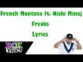 French Montana ft Nicki Minaj - Freaks - Lyrics