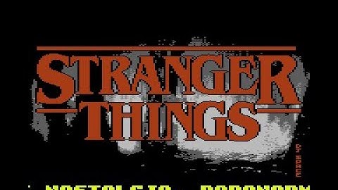 C64 Music:  Stranger Things by Hokuto Force! 18 November 2025!