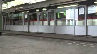 港鐵觀塘綫 C-Train (A367-A368) 駛入牛頭角站一號月台