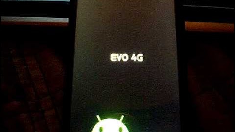 Custom HTC Evo Boot Animation