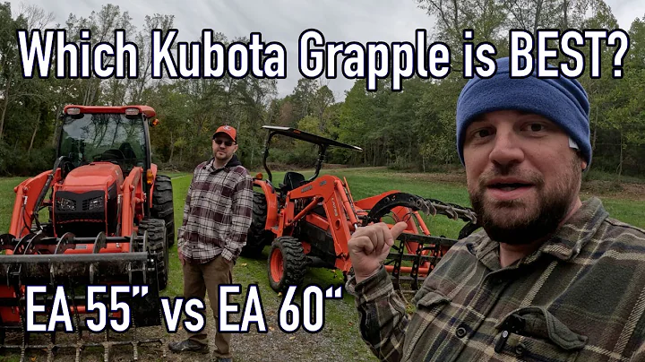 Kubota Grapple Showdown! - EA Wicked Root Grapple Comparison and Review - Uncle Charlies Cabin