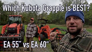 Kubota Grapple Showdown!  EA Wicked Root Grapple Comparison and Review  Uncle Charlies Cabin