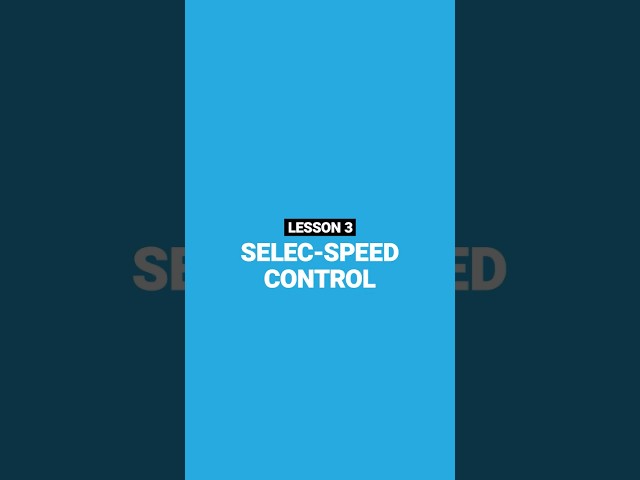 Lesson 3 of our How to 4x4 is starting now, welcome to Selec-Speed Control. 💪