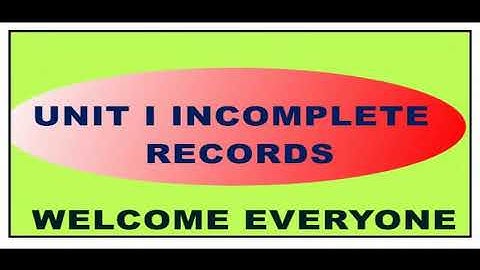Std 12 Accountancy Unit 1 Accounts from incomplete  records part 7