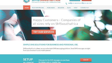 Bulk SMS South Africa | Training Tutorial Crash Course | Bulk SMS Software (Legacy)