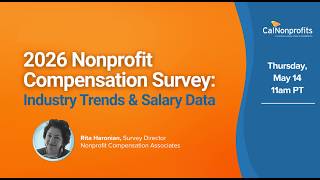 Recording - 2026 Nonprofit Compensation Survey Webinar, Industry Trends & Salary Data